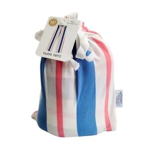 Hello Mello Wayland Square Women's Blue Pink Striped Pajama Pants Medium/Large